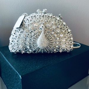 TASHA Peacock Clutch